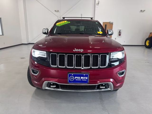 2014 Deep Cherry Red Crystal Pearlcoat Jeep Grand Cherokee Overland 4X4 SUV