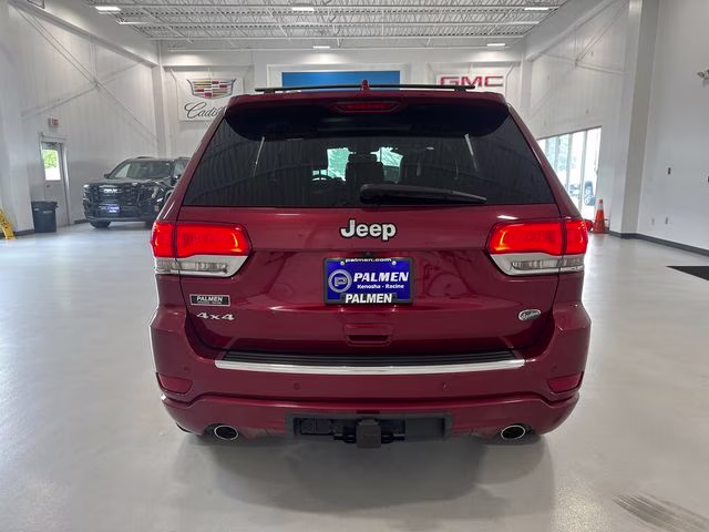 2014 Deep Cherry Red Crystal Pearlcoat Jeep Grand Cherokee Overland 4X4 SUV