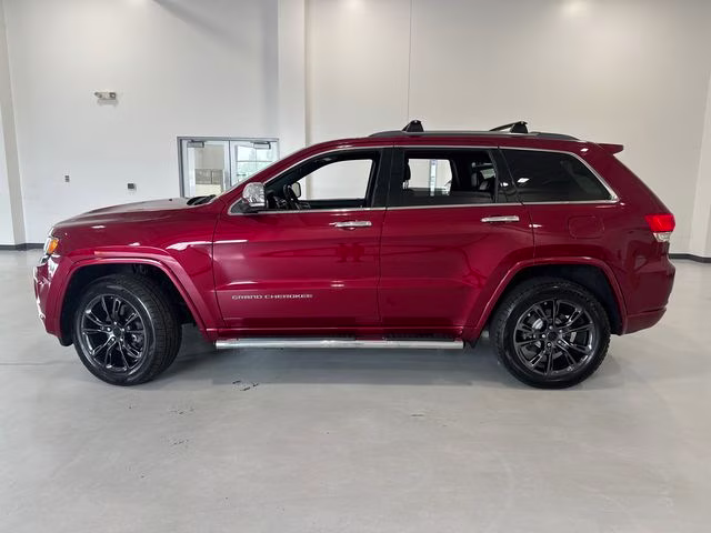 2014 Deep Cherry Red Crystal Pearlcoat Jeep Grand Cherokee Overland 4X4 SUV