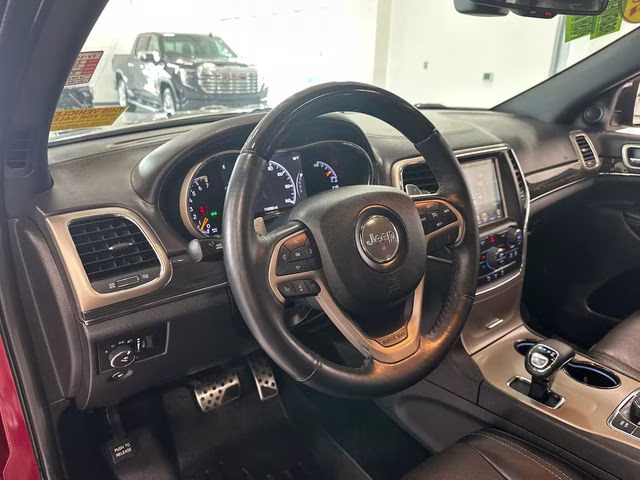 2014 Deep Cherry Red Crystal Pearlcoat Jeep Grand Cherokee Overland 4X4 SUV