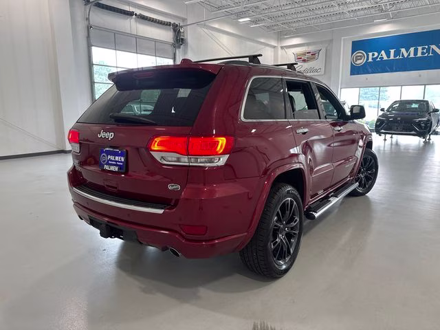 2014 Deep Cherry Red Crystal Pearlcoat Jeep Grand Cherokee Overland 4X4 SUV