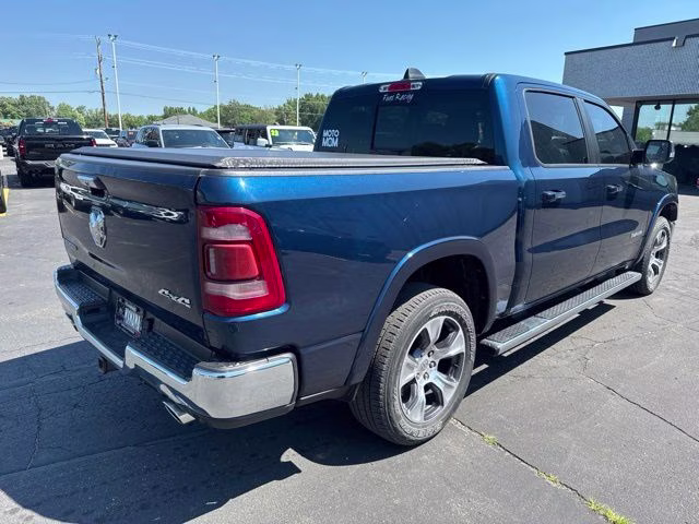 2022 Patriot Blue Pearlcoat Ram 1500 Laramie 4X4 Truck