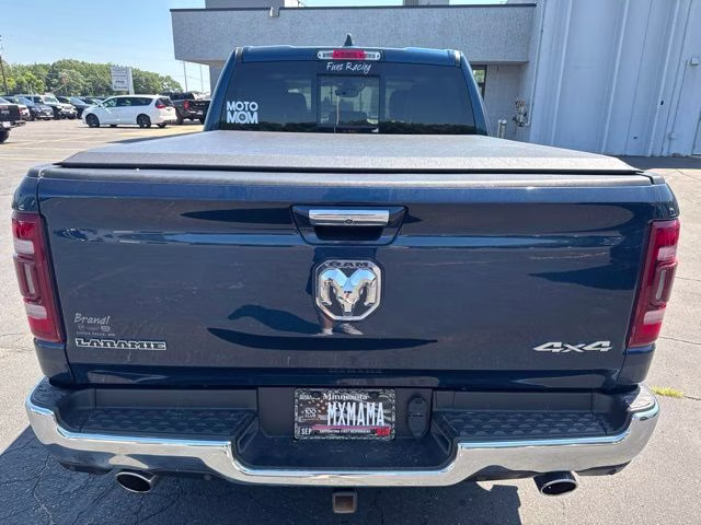 2022 Patriot Blue Pearlcoat Ram 1500 Laramie 4X4 Truck