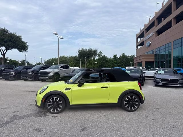 2024 Zesty Yellow MINI Convertible Cooper S FWD Convertible