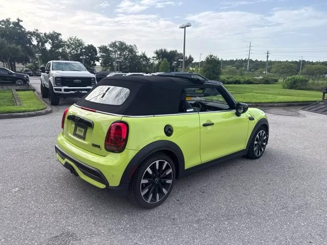 2024 Zesty Yellow MINI Convertible Cooper S FWD Convertible