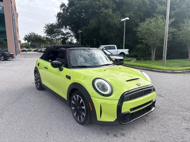 2024 Zesty Yellow MINI Convertible Cooper S FWD Convertible