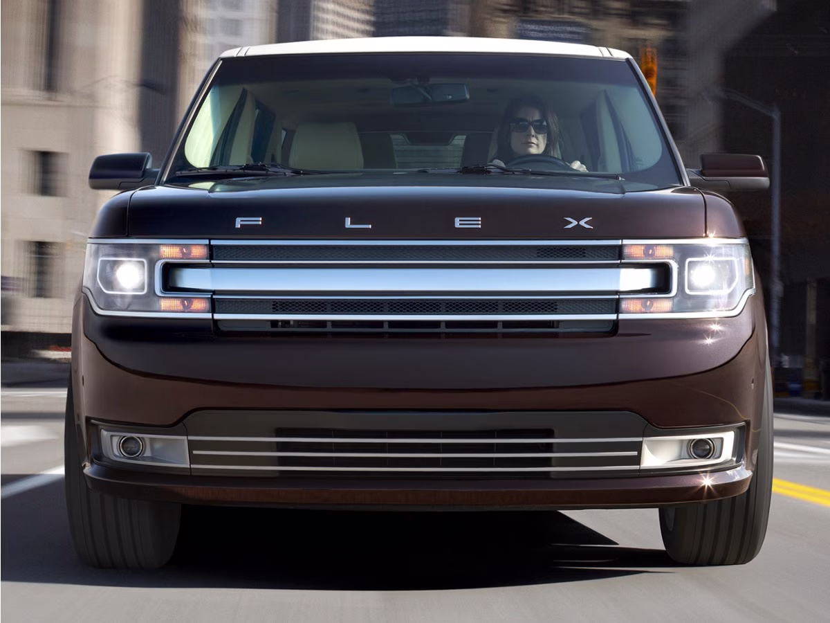 2019 Burgundy Ford Flex SEL FWD SUV