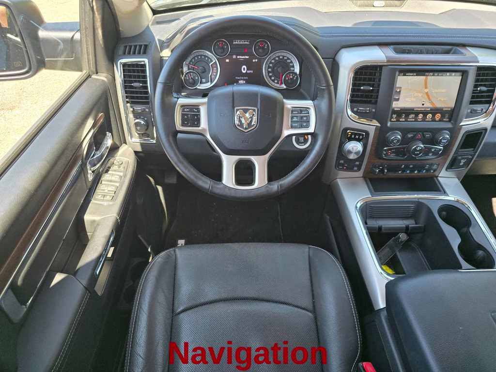 2016 Brilliant Black Crystal Pearlcoat Ram 1500 Laramie 4X4 Truck