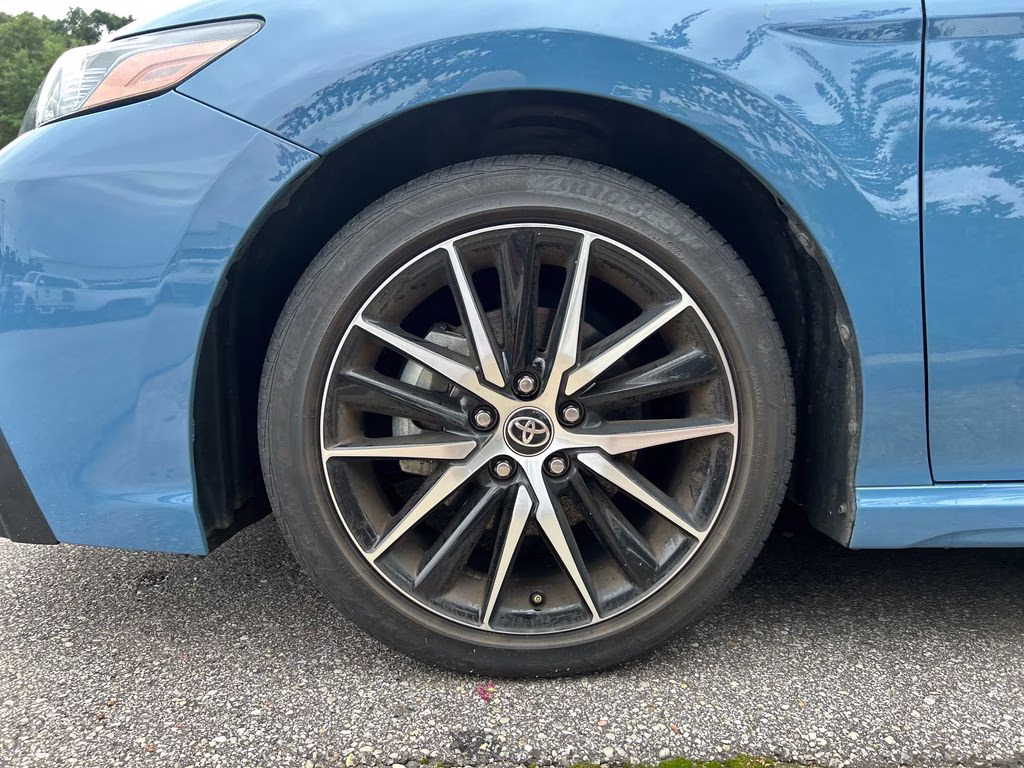 2024 Cavalry Blue Toyota Camry SE FWD Sedan