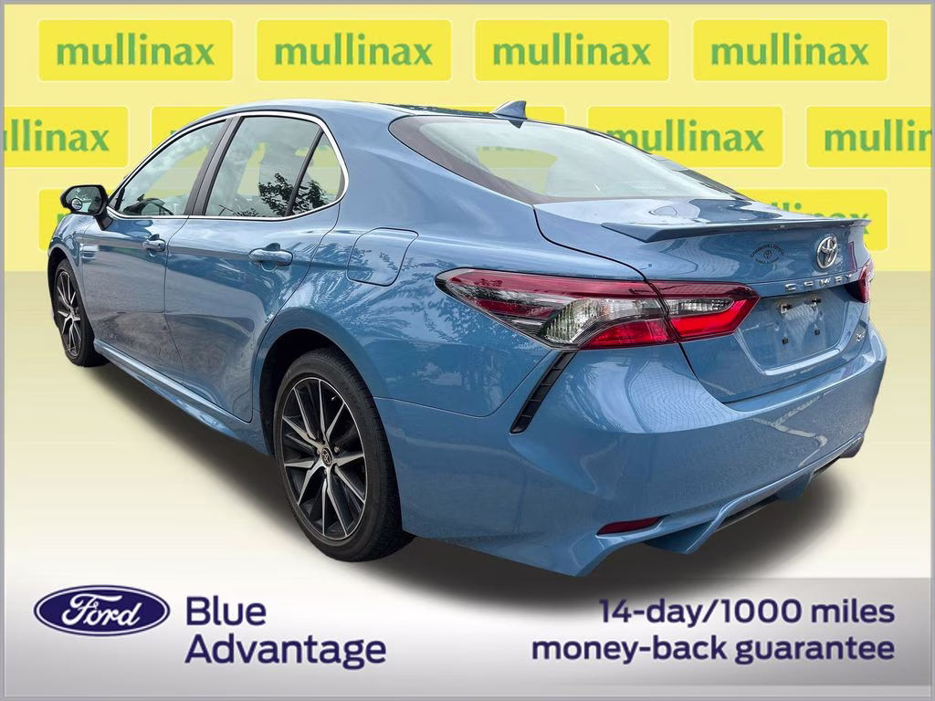 2024 Cavalry Blue Toyota Camry SE FWD Sedan