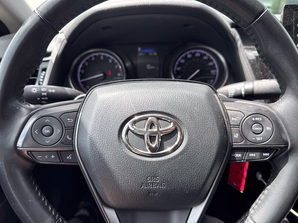 2024 Cavalry Blue Toyota Camry SE FWD Sedan