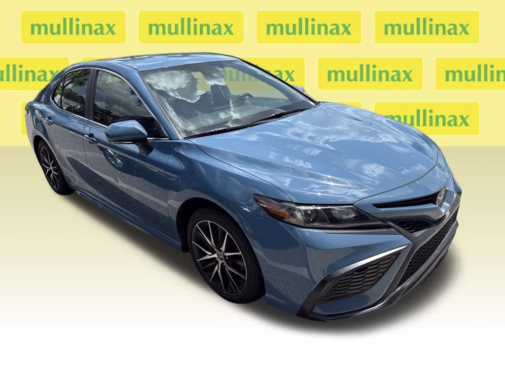 2024 Cavalry Blue Toyota Camry SE FWD Sedan
