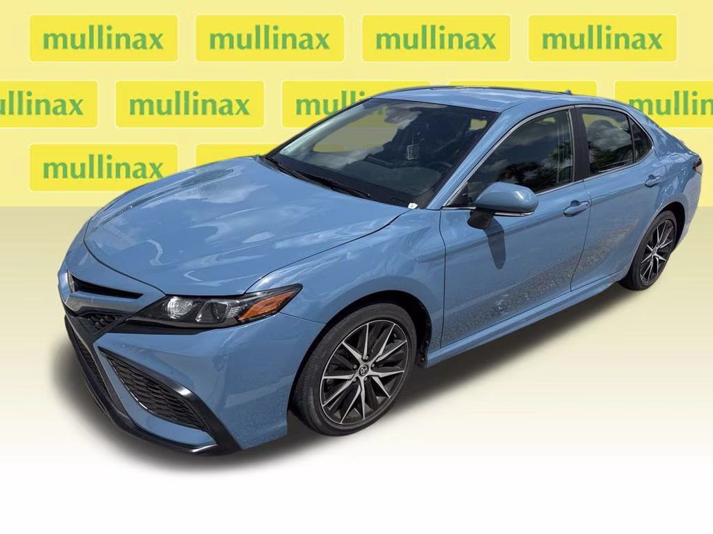 2024 Cavalry Blue Toyota Camry SE FWD Sedan
