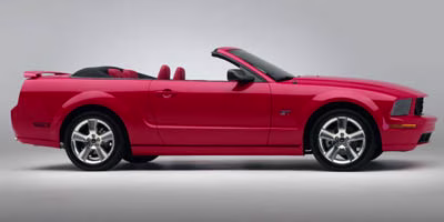 2006 Red Ford Mustang V6 RWD Convertible