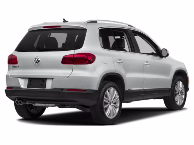 2015 Pure White Volkswagen Tiguan S FWD SUV