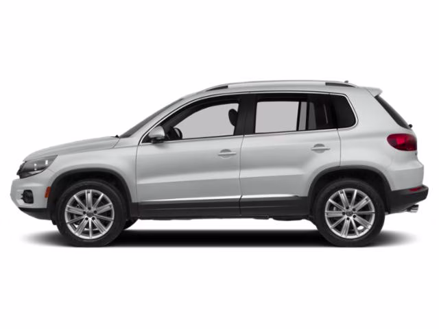 2015 Pure White Volkswagen Tiguan S FWD SUV