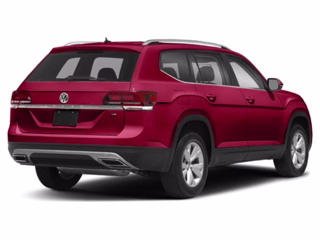 2018 Fortana Red Volkswagen Atlas SEL Premium AWD SUV