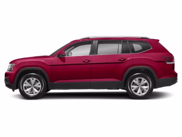 2018 Fortana Red Volkswagen Atlas SEL Premium AWD SUV
