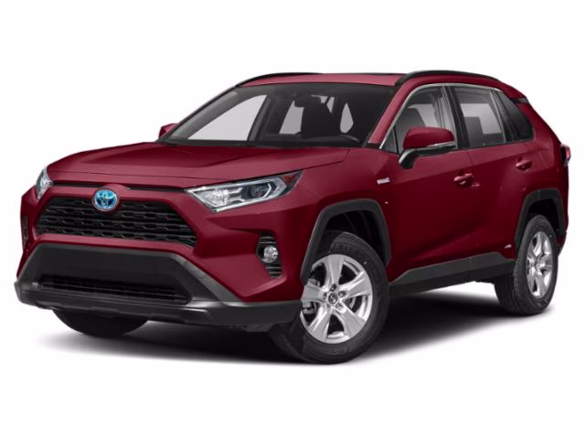 2021 Ruby Flare Pearl Toyota RAV4 Hybrid XLE Premium AWD SUV