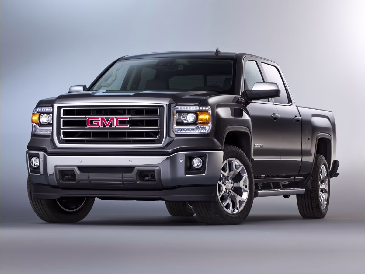 2015 Stone Blue Metallic GMC Sierra 1500 SLE 4X4 Truck