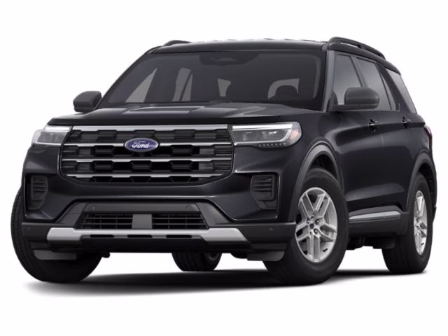 2025 Black Metallic Ford Explorer Active RWD SUV