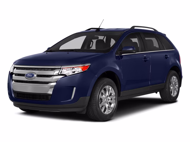2014 Deep Impact Blue Metallic Ford Edge SEL AWD SUV