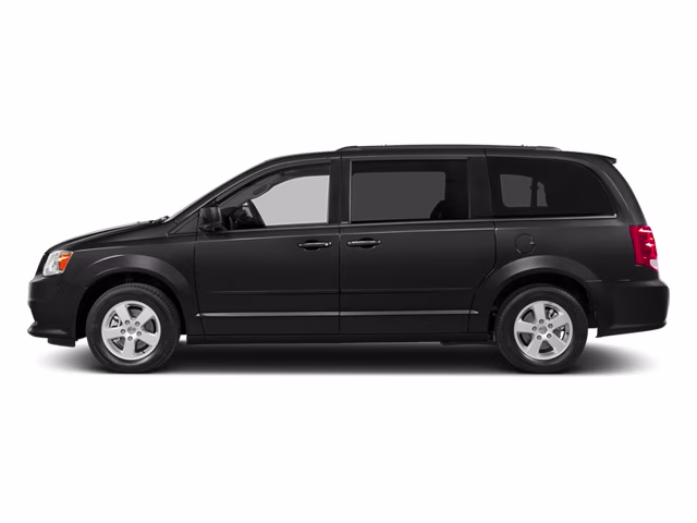 2014 Brilliant Black Crystal Pearlcoat Dodge Grand Caravan American Value Pkg FWD Van
