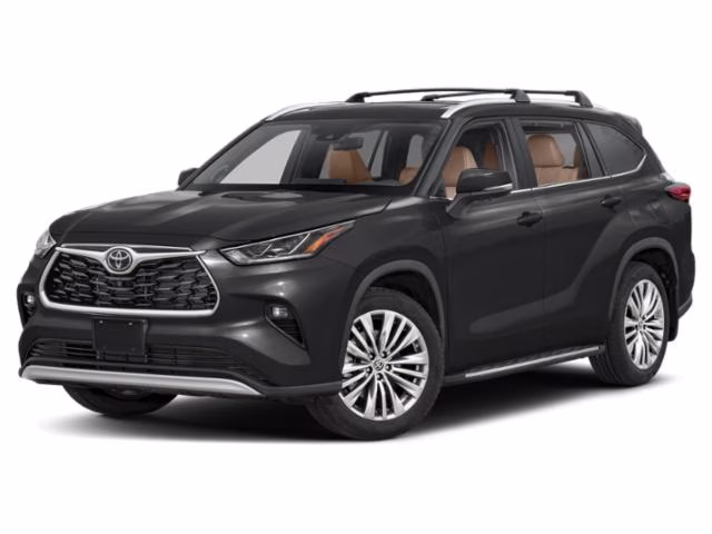2023 Midnight Black Metallic Toyota Highlander Platinum AWD SUV
