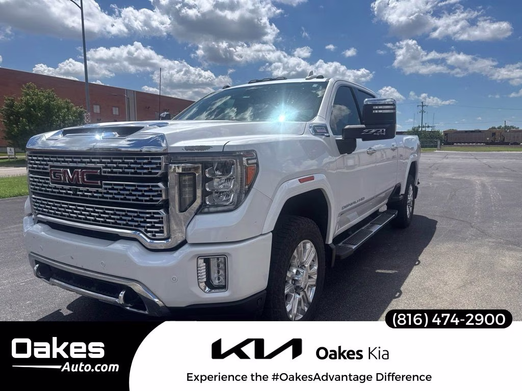 2020 White Frost Tricoat GMC Sierra 2500HD Denali 4X4 Truck