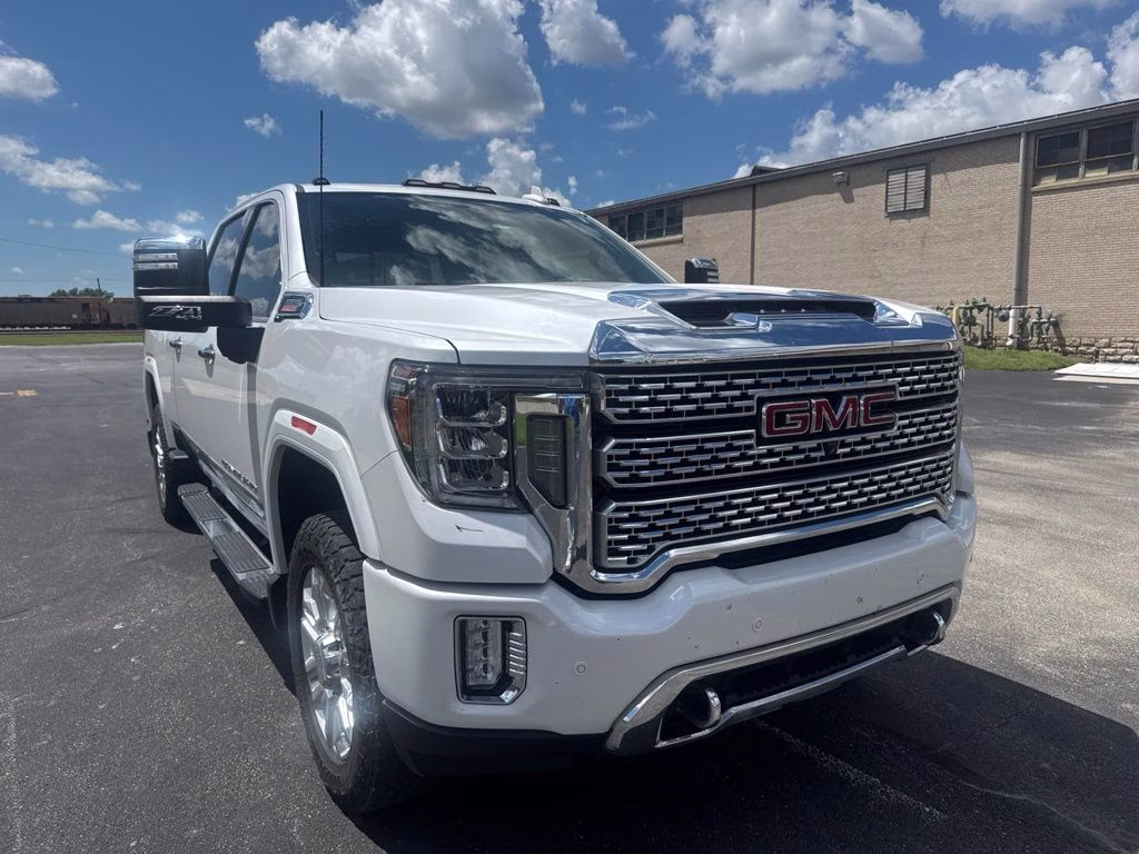 2020 White Frost Tricoat GMC Sierra 2500HD Denali 4X4 Truck