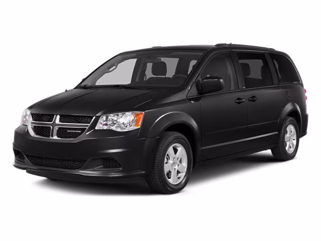 2014 Brilliant Black Crystal Pearlcoat Dodge Grand Caravan American Value Pkg FWD Van