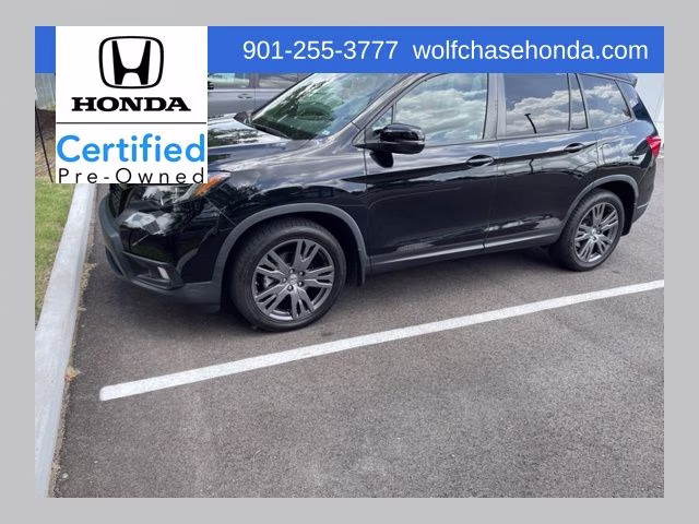 2021 Black Honda Passport EX-L FWD SUV