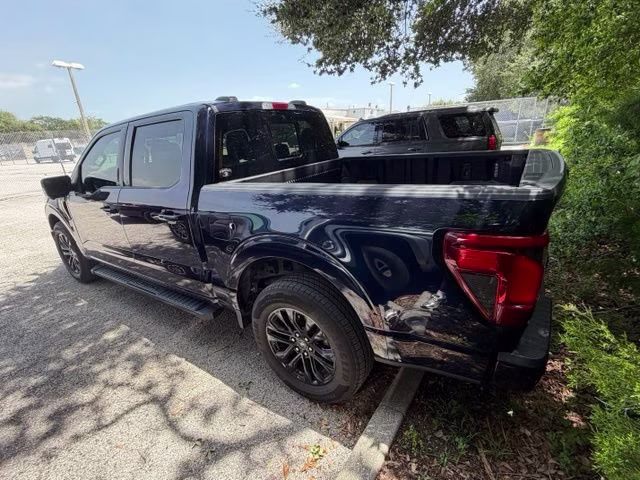 2024 Blue Metallic Ford F-150 XLT RWD Truck