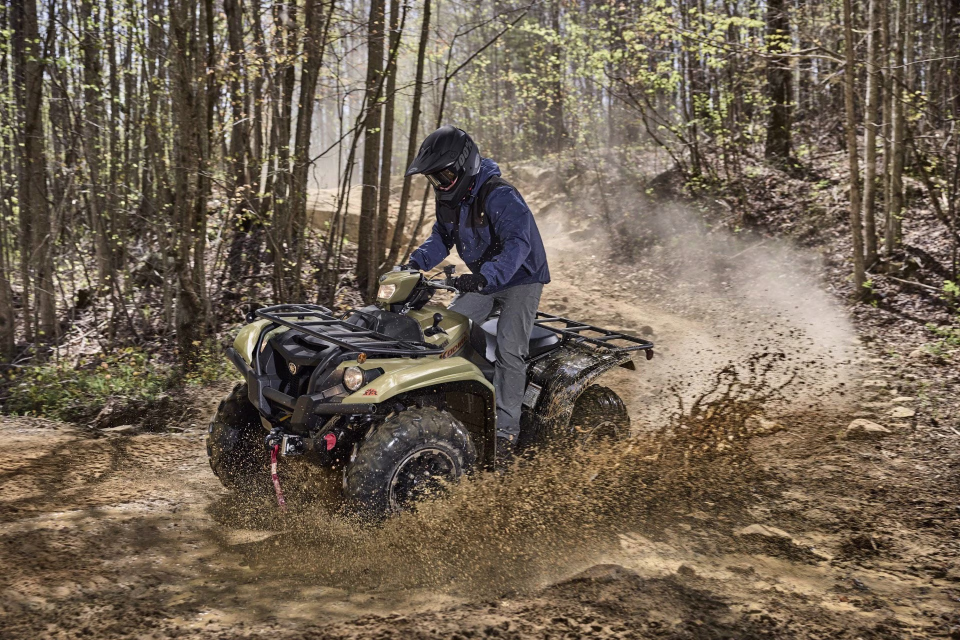2027 Fall Beige / Yamaha Black Yamaha Kodiak 700 EPS XT-R ATV