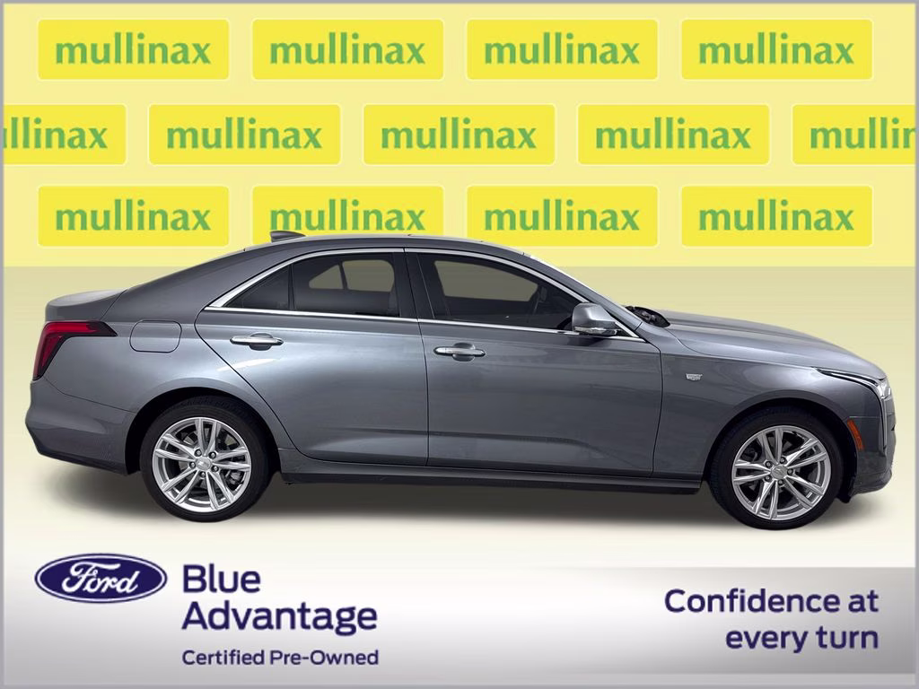 2021 Satin Steel Metallic Cadillac CT4 Luxury RWD Sedan