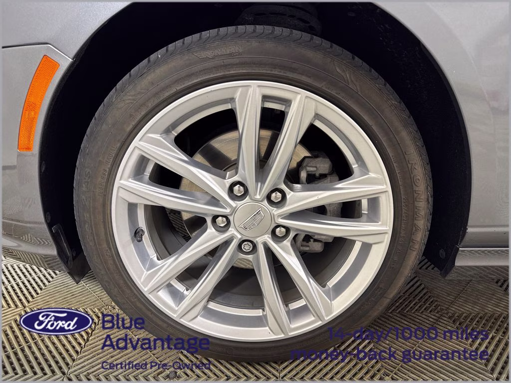 2021 Satin Steel Metallic Cadillac CT4 Luxury RWD Sedan
