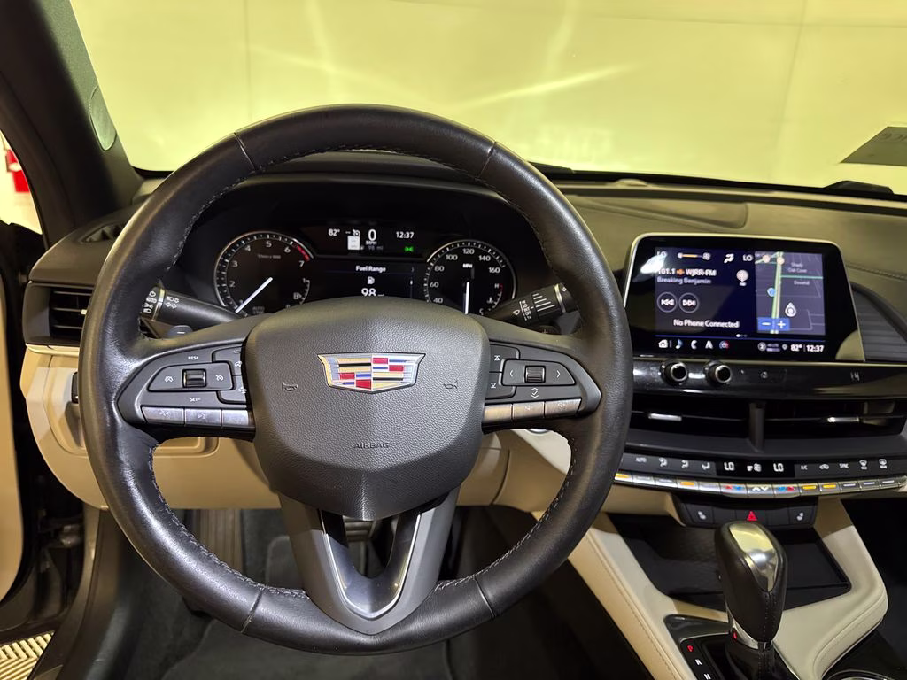 2021 Satin Steel Metallic Cadillac CT4 Luxury RWD Sedan