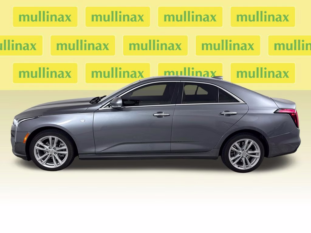 2021 Satin Steel Metallic Cadillac CT4 Luxury RWD Sedan