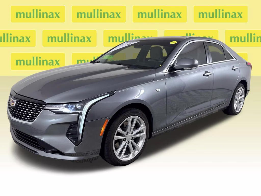 2021 Satin Steel Metallic Cadillac CT4 Luxury RWD Sedan