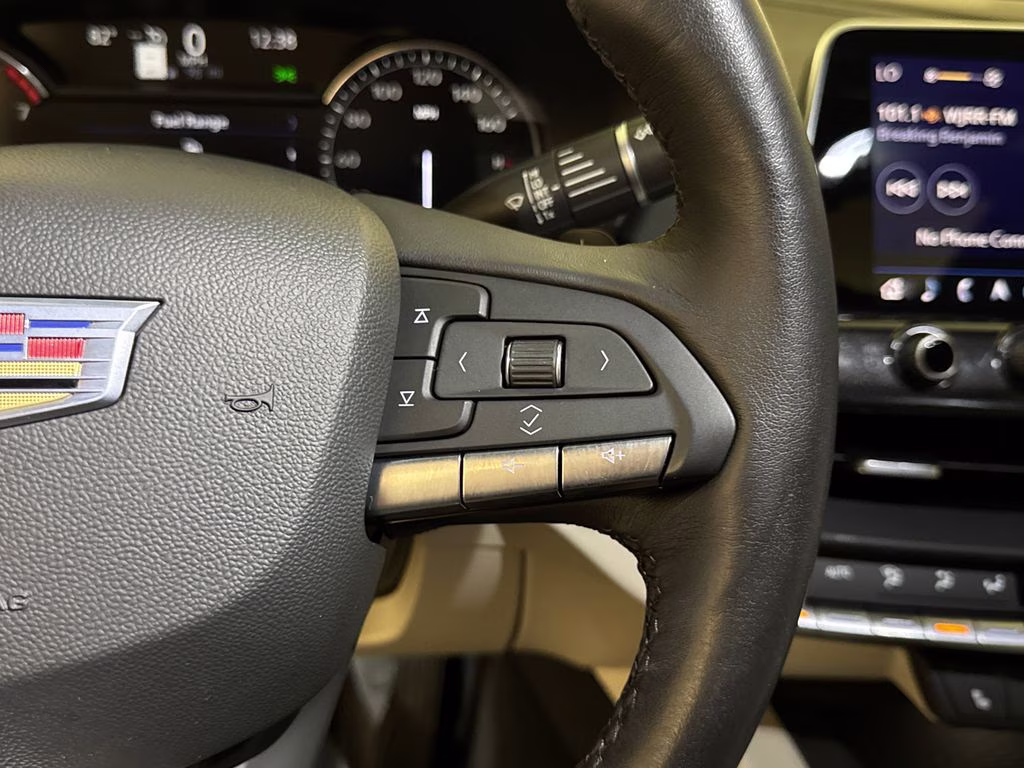 2021 Satin Steel Metallic Cadillac CT4 Luxury RWD Sedan