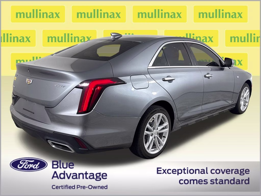 2021 Satin Steel Metallic Cadillac CT4 Luxury RWD Sedan