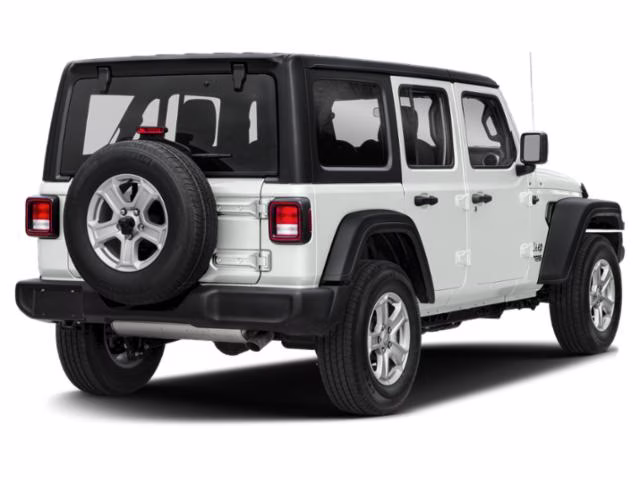 2021 Bright White Clearcoat Jeep Wrangler Unlimited Sport 4X4 SUV