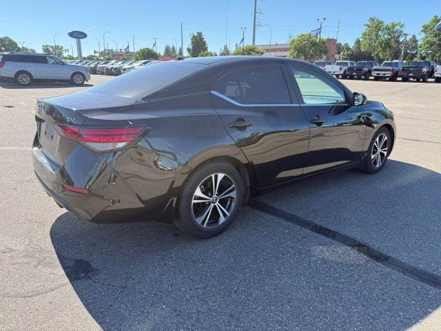 2020 Super Black Nissan Sentra SV FWD Sedan