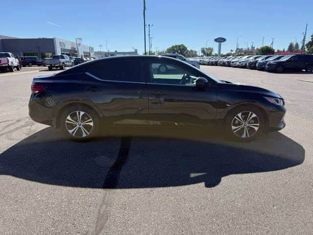 2020 Super Black Nissan Sentra SV FWD Sedan