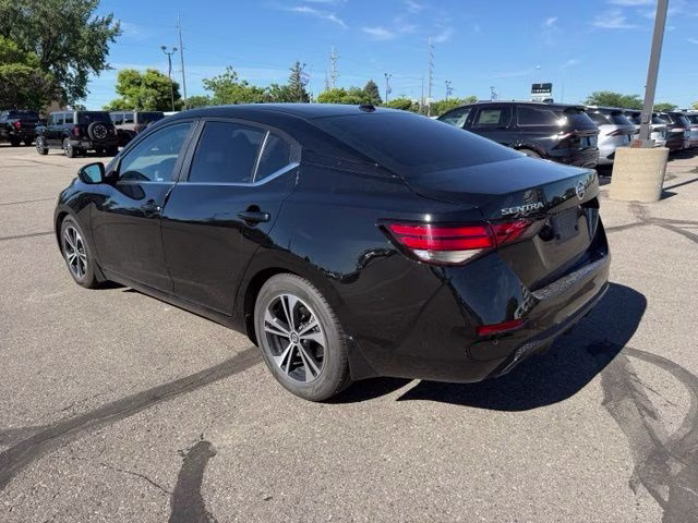 2020 Super Black Nissan Sentra SV FWD Sedan