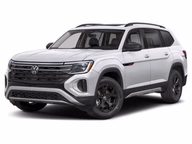 2025 White Volkswagen Atlas 2.0T Peak Edition AWD SUV