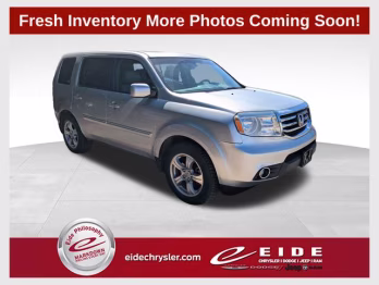 2013 Alabaster Silver Metallic Honda Pilot EX-L 4X4 SUV