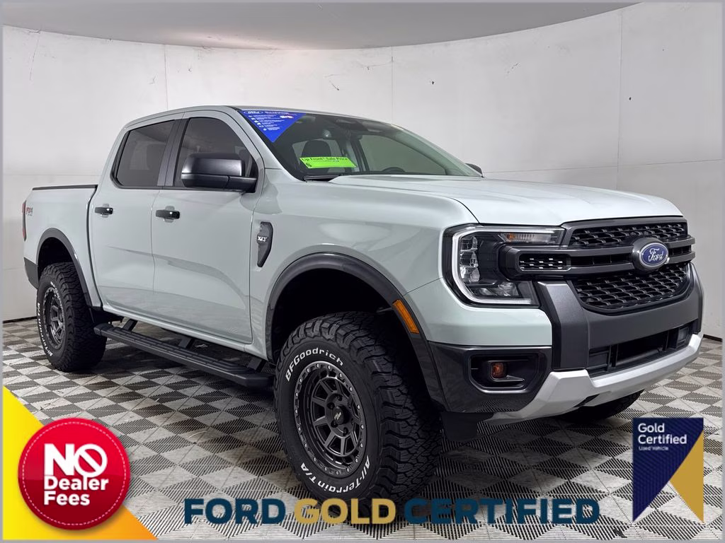 2024 Cactus Gray Ford Ranger XLT 4X4 Truck