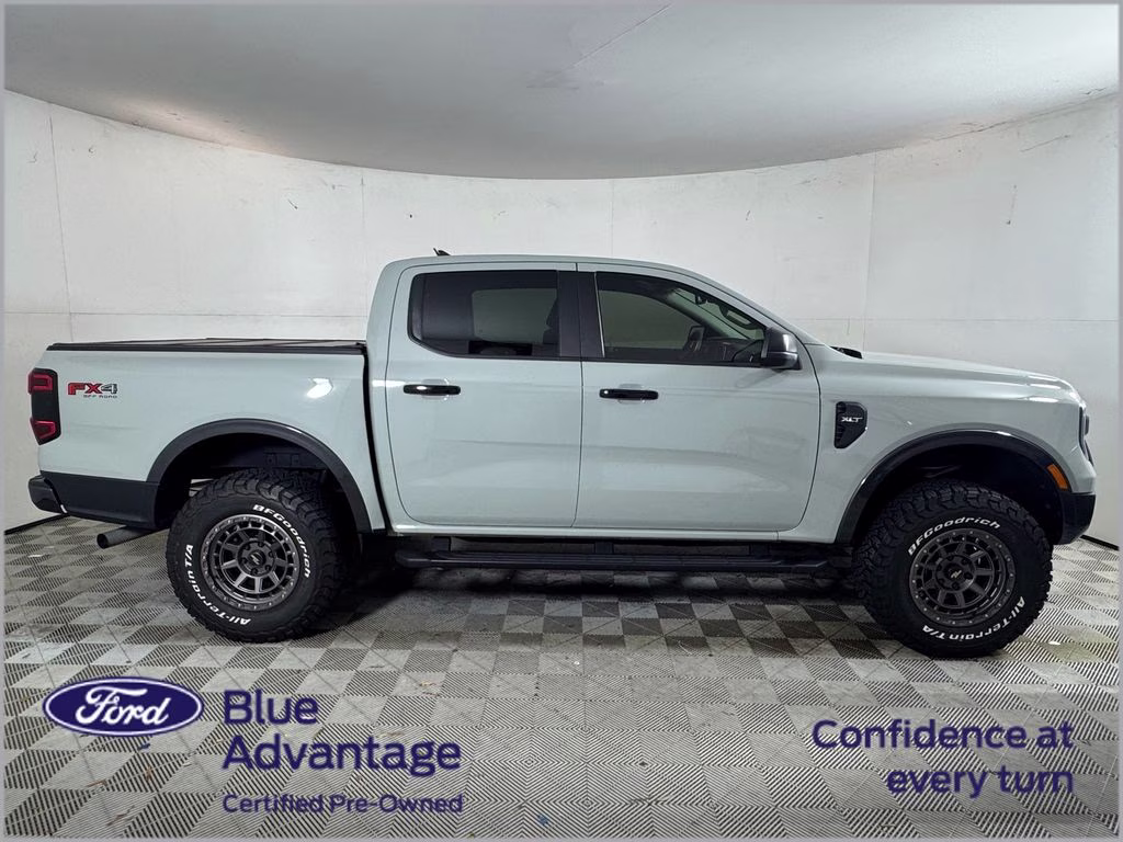 2024 Cactus Gray Ford Ranger XLT 4X4 Truck