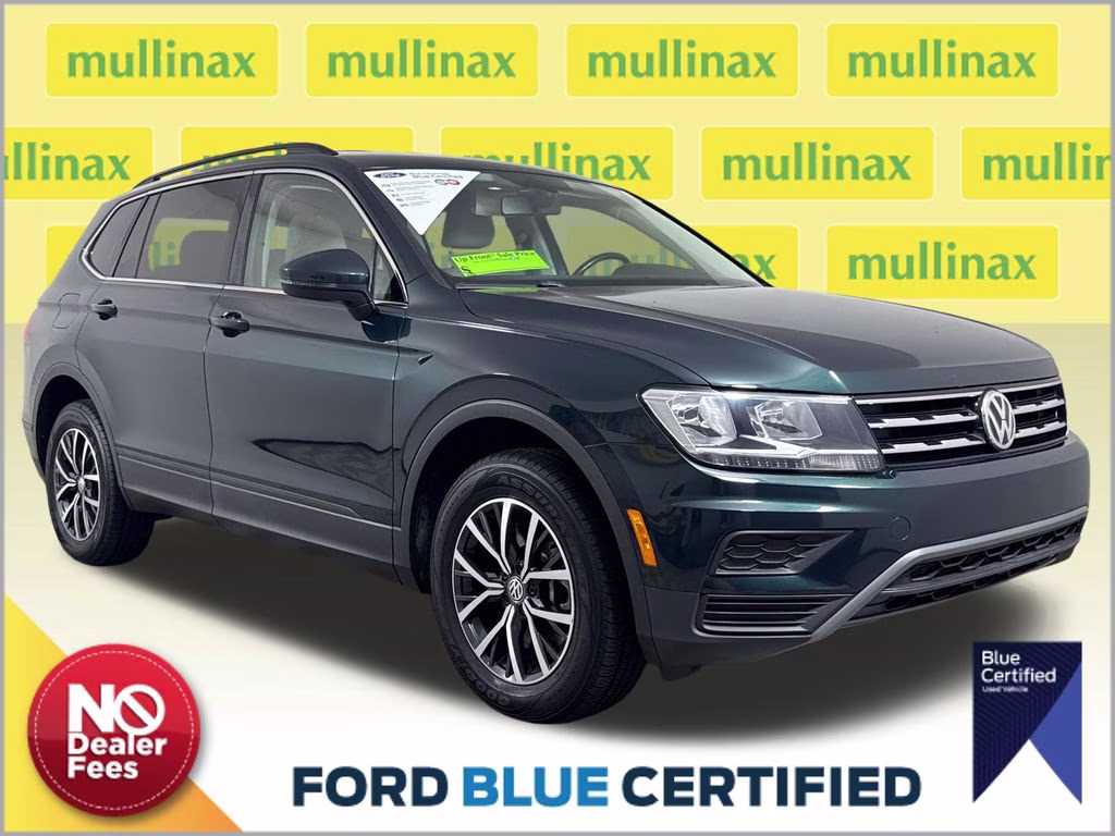 2019 Dark Moss Green Metallic Volkswagen Tiguan 2.0T SE FWD SUV